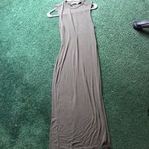 Olive green dress